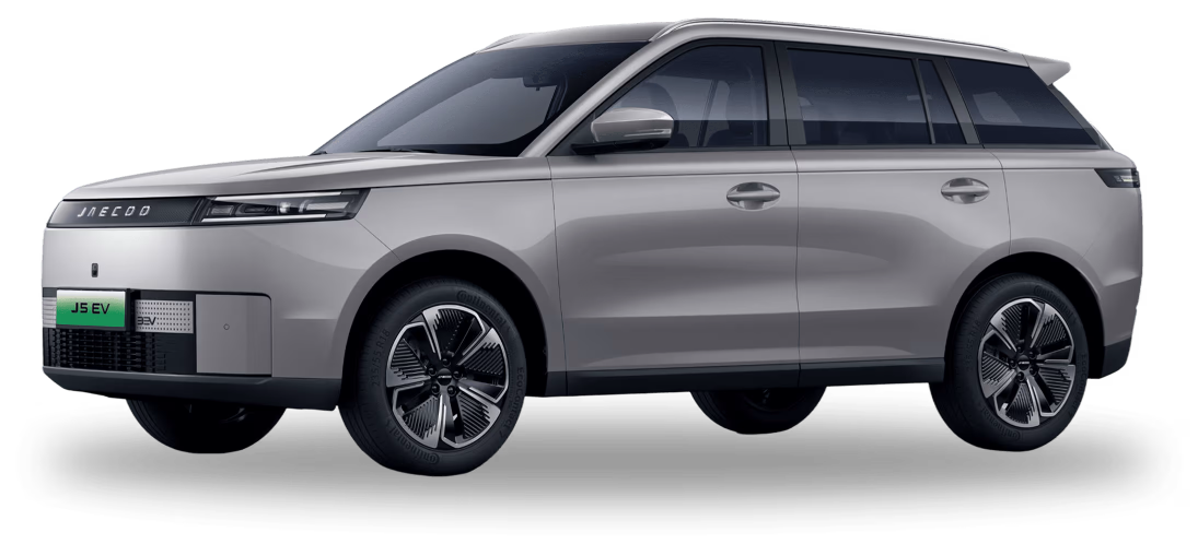 JAECOO J5 EV warna Ivory Gray